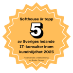 Softhouse är topp 5 av Sveriges ledande IT-konsulter inom kundnöjdhet