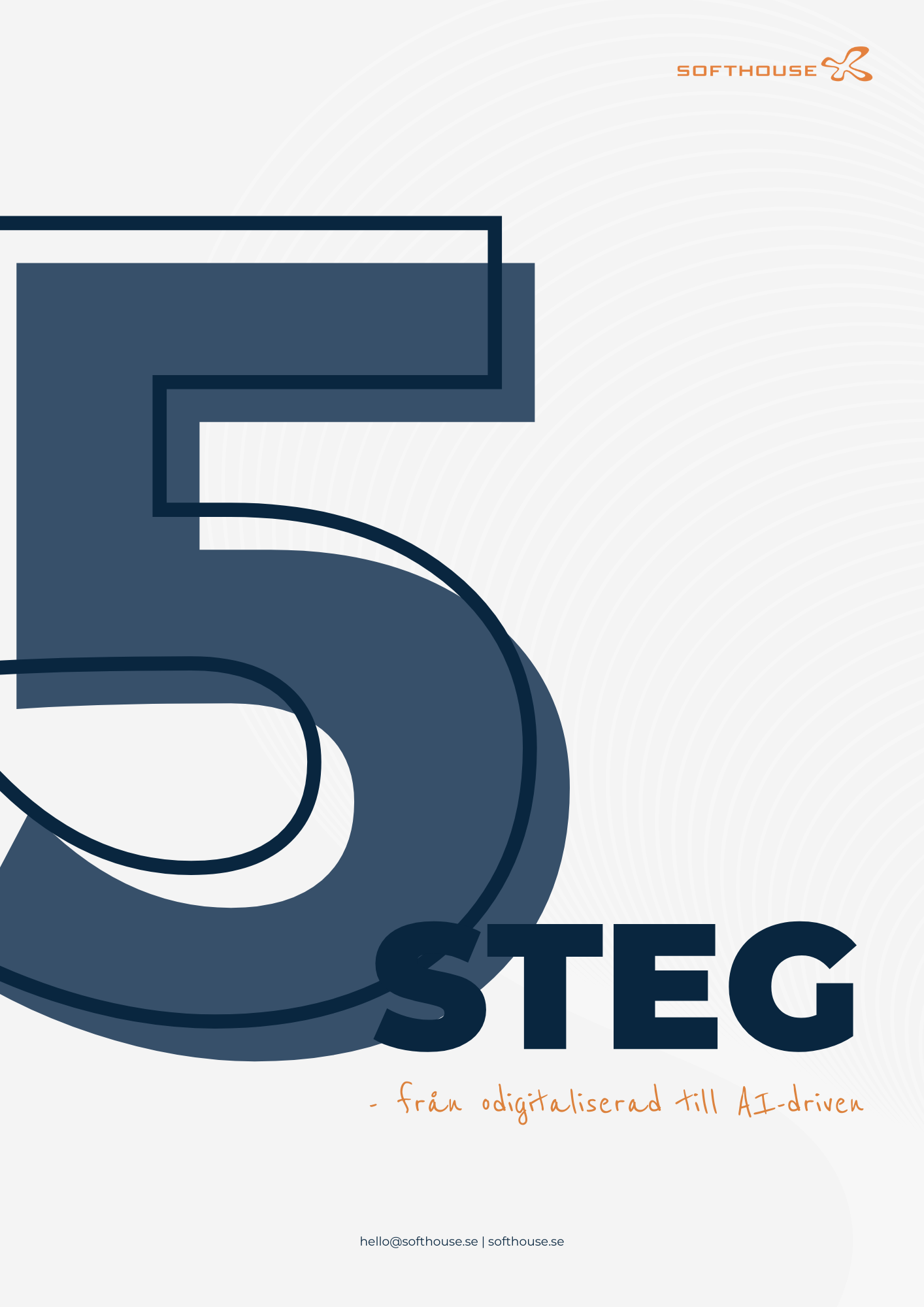 från data till affärsnytta - en guide på 5 steg om hur du går från odigitaliserad till ai-driven