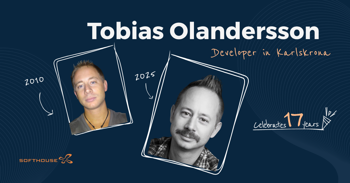 Tobias Olandersson, Developer på Softhouse Karlskrona