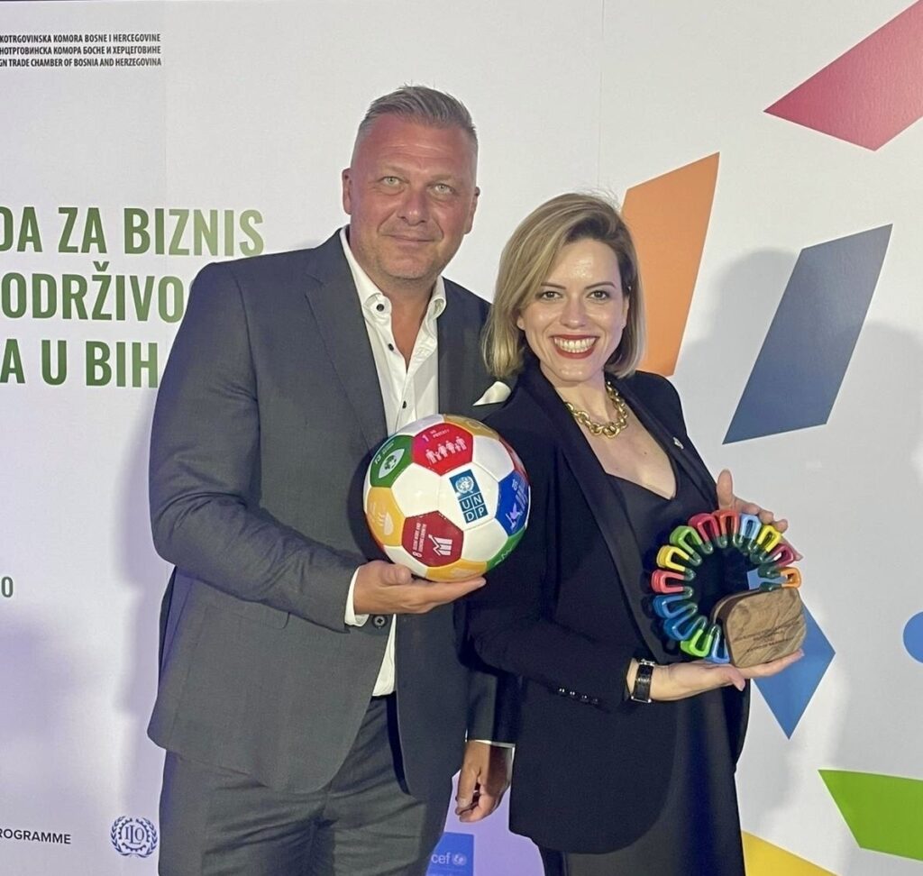 SDG Business Pioneers Award 2026 - award Himzo & Dina
